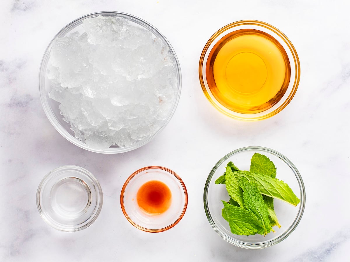 ingredients for mint julep