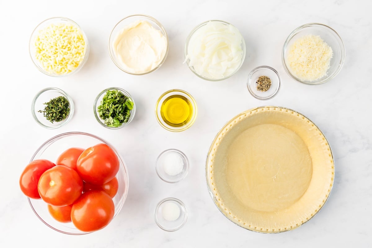 southern tomato pie ingredients
