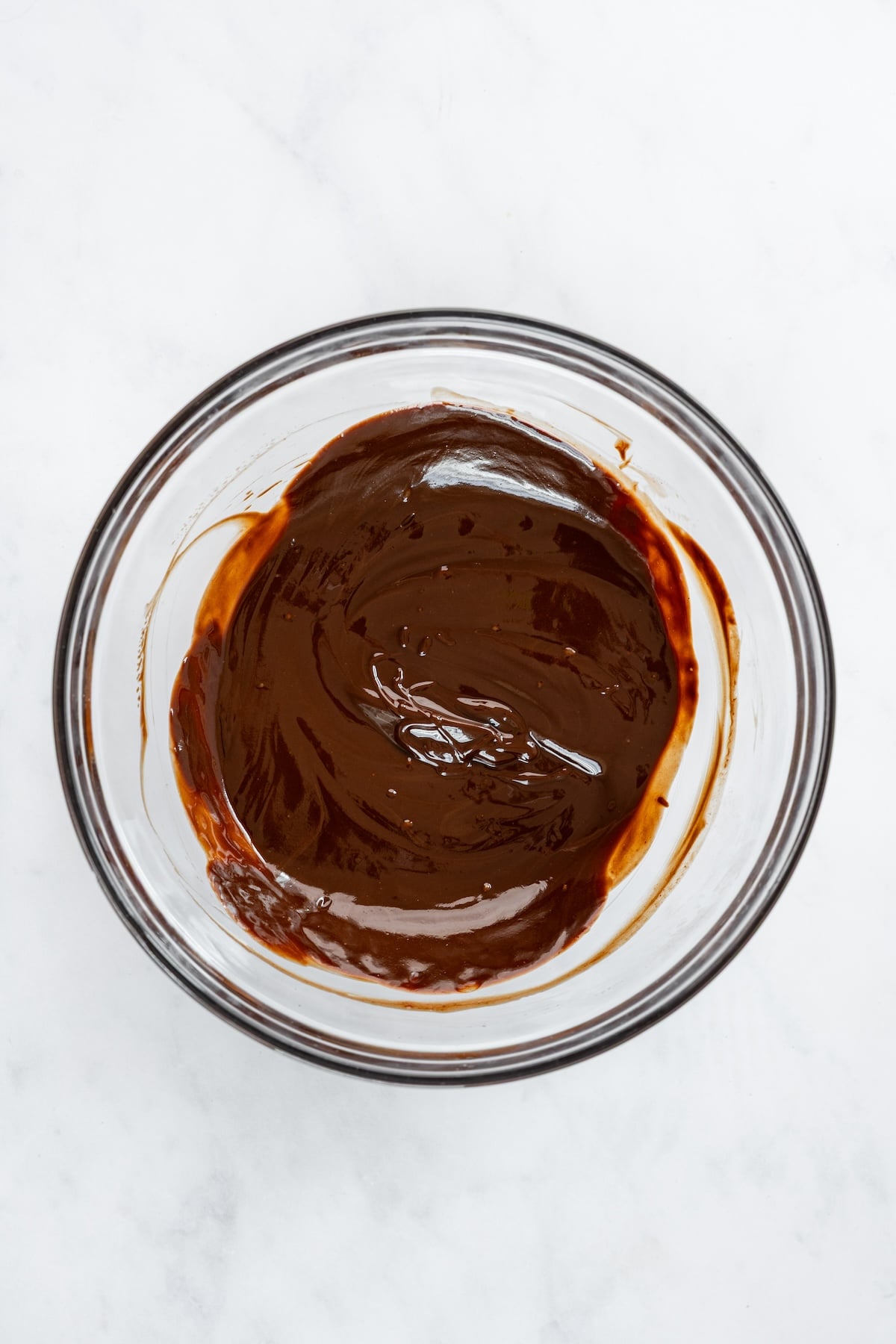 medium bowl with melted butter and chocolate