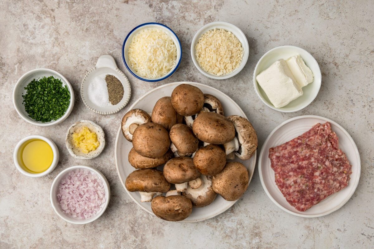 stuffed mushroom ingredients