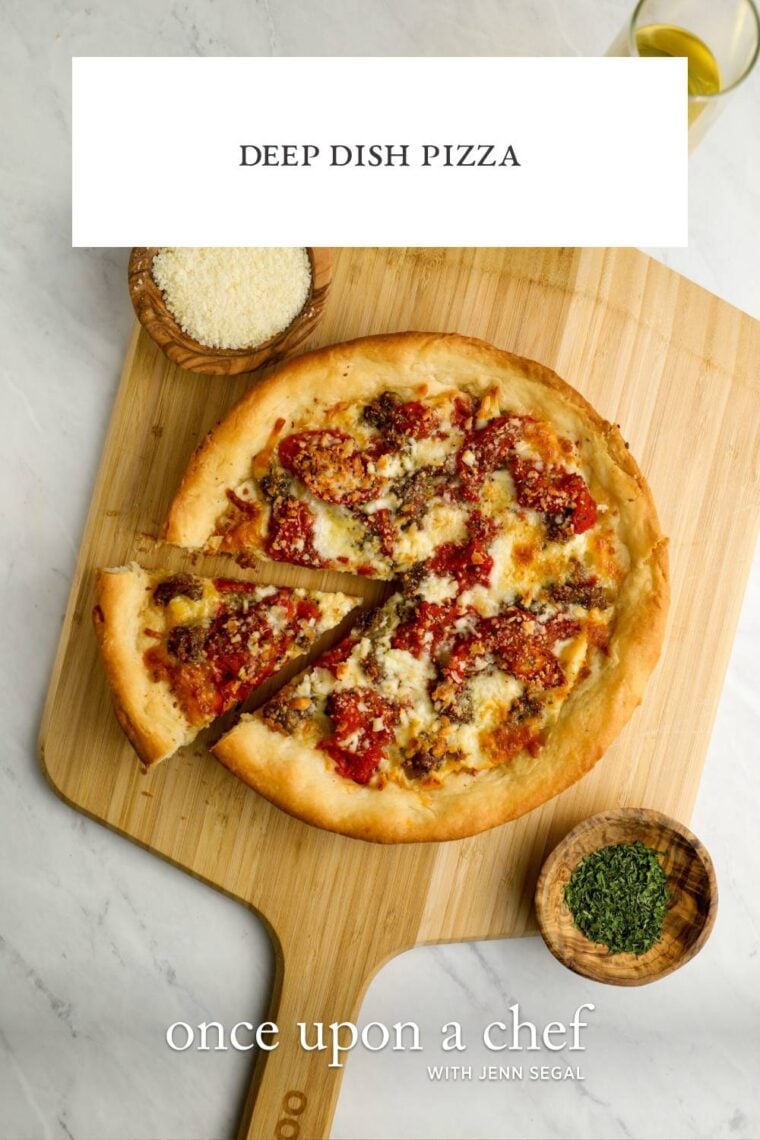 This deep-dish pizza is the kind of thing you make when everyone’s around—easy to assemble, fun to layer, and well worth the wait once it comes out of the oven. It pairs perfectly with a crisp green salad.