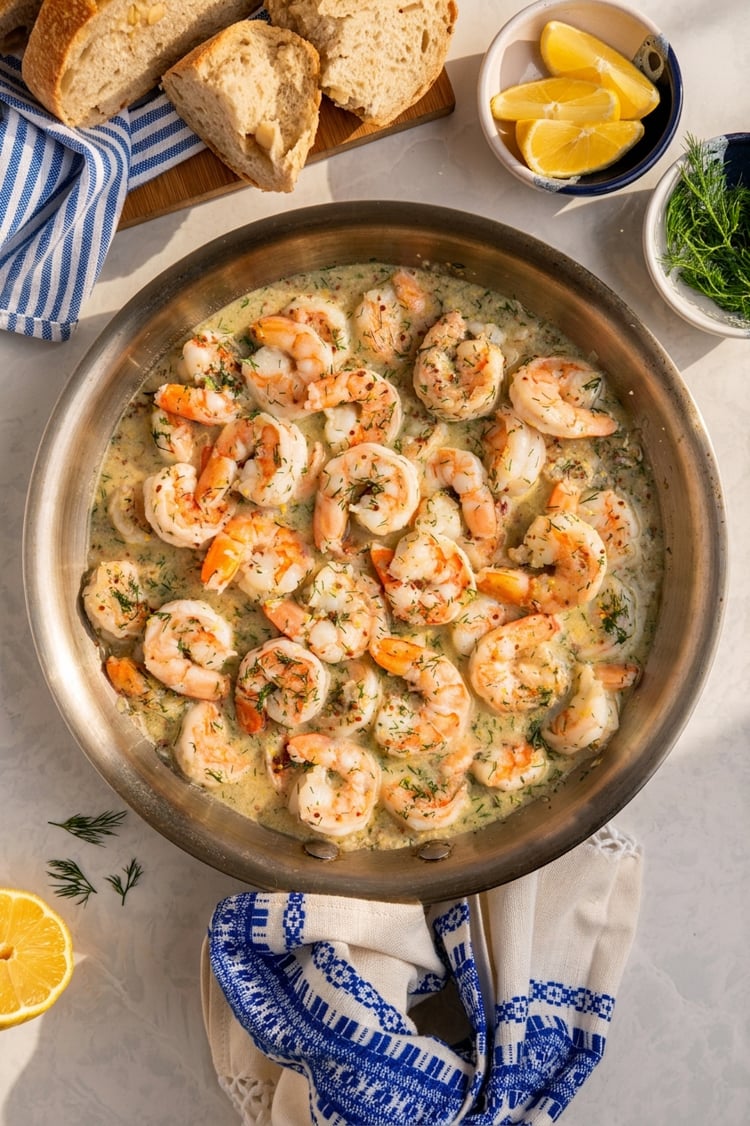 Buttery Shrimp with Dill