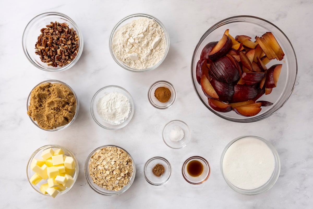 plum oat pecan crisp ingredients 