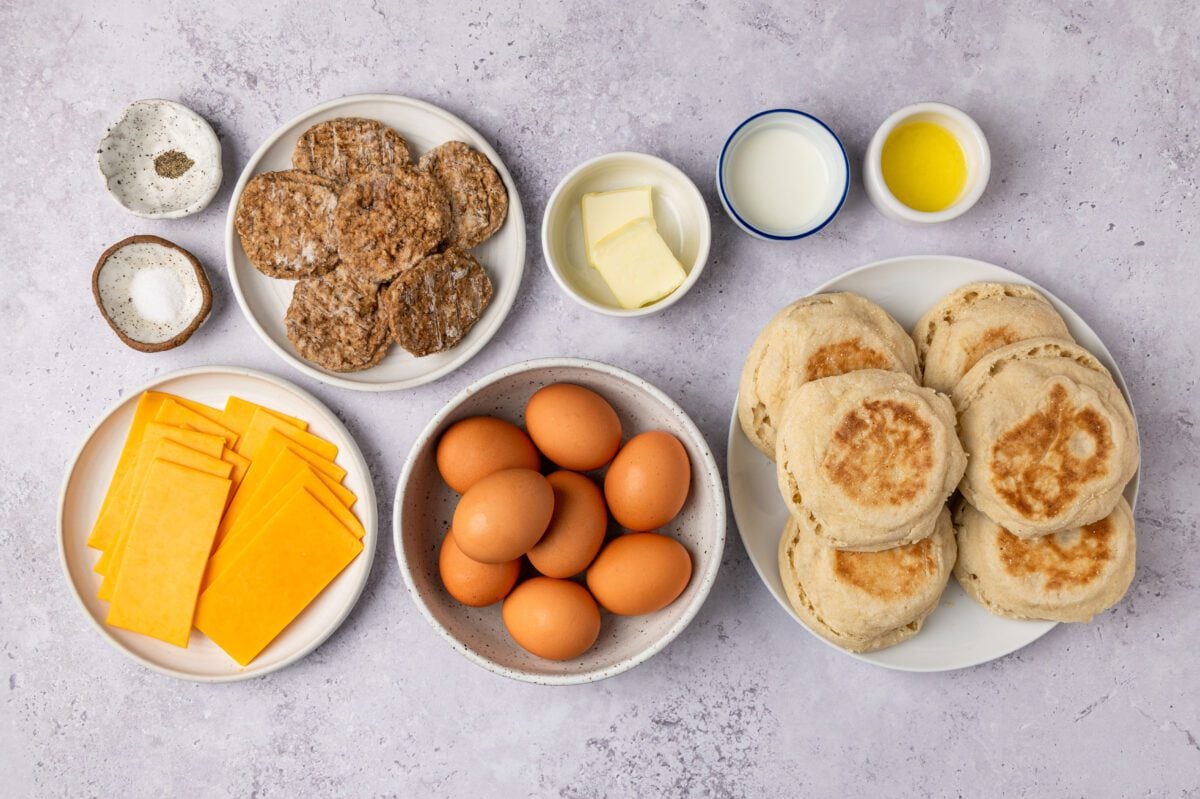 breakfast sandwich ingredients